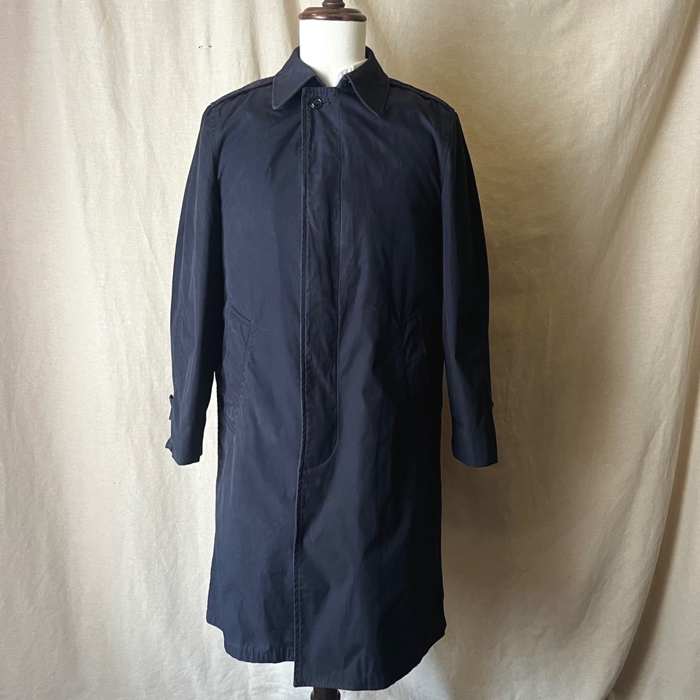 1986 U.S. Air Force Blue 1600 All Weather Trench Coat Removable Pile Liner 36R